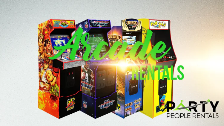Arcade game rentals for parties and events in Virginia Beach
