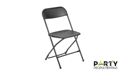 Black Folding Chair Rental