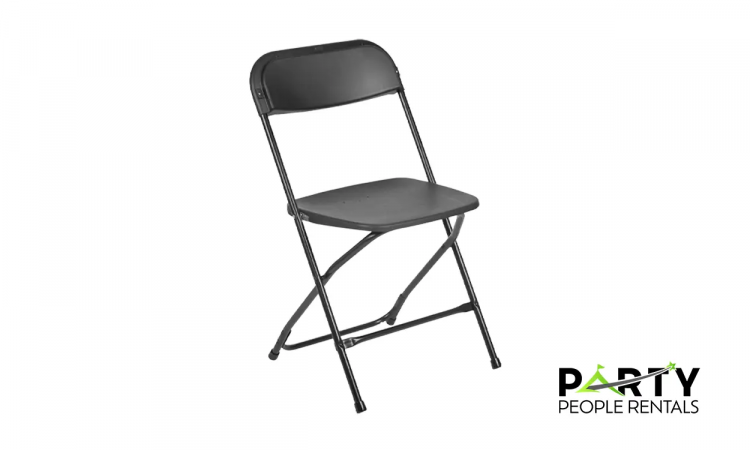 Black Folding Chair Rental