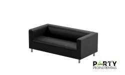 Lounge Loveseat Black