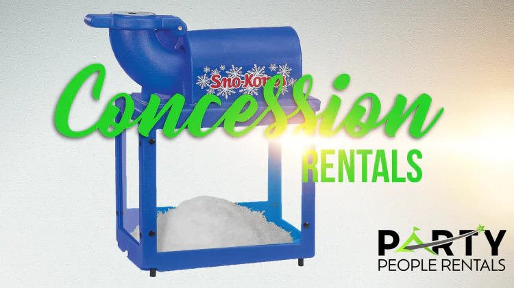 Concession machine rentals for parties and events in Virginia Beach