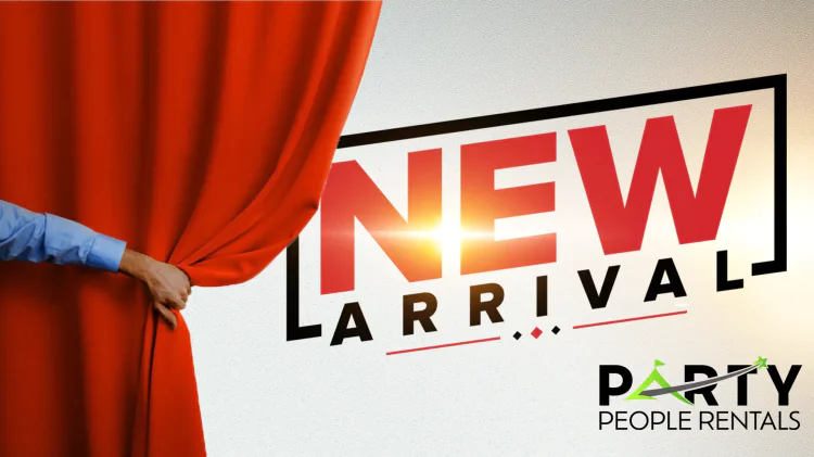 New party rental arrivals from Party People Rentals in Virginia Beach