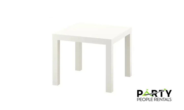Side Table Rental White