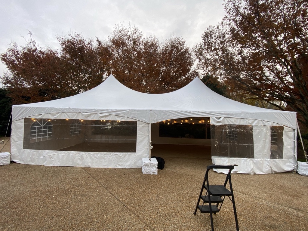 Tent and seating rentals for community events in Hampton Roads